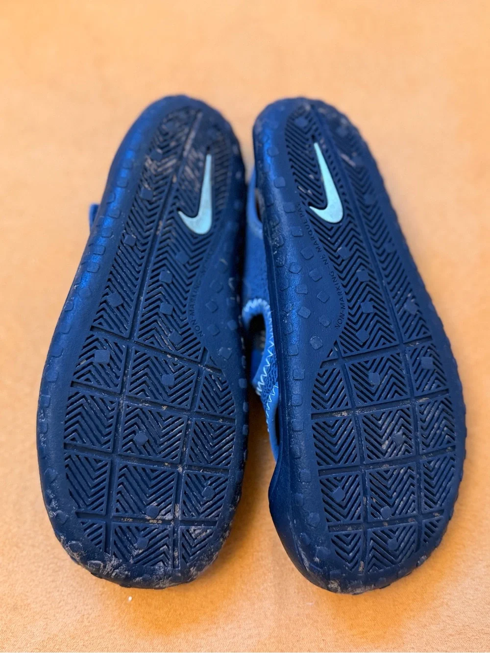 NIKE Sunray Protect Kids Toddler Water Swim Beach Shoes - Blue